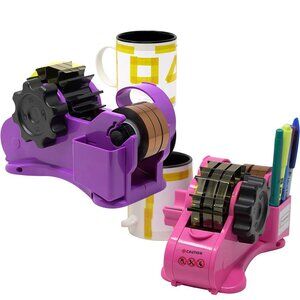 2pc Set Sublimation Dispensers for Multi Roll Heat Tape or Regular Purple Pink